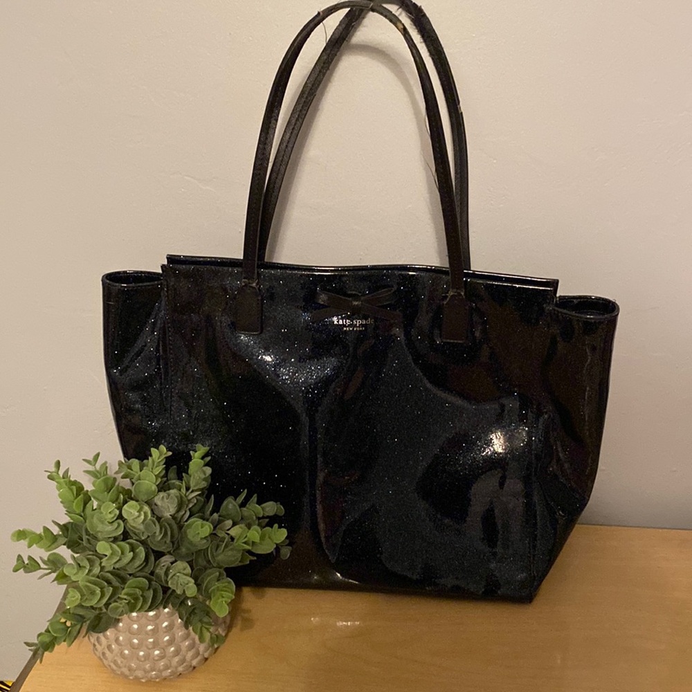 Kate Spade Blue Sparkle Shoulder Bag